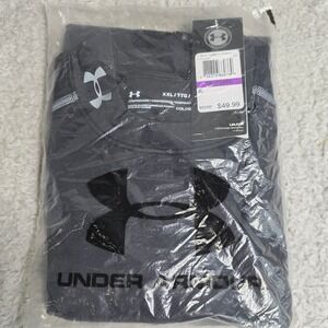 Under Armour Mens Compression Coldgear Long Sleeve Shirt Black XXL 2XL NWT
